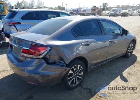 2014 Honda Civic Ex from USA, damaged, VIN 19XFB2F86EE273178